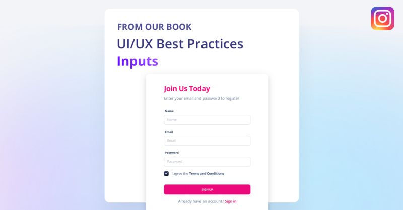 UI/UX Best Practices - Inputs by Creative Tim